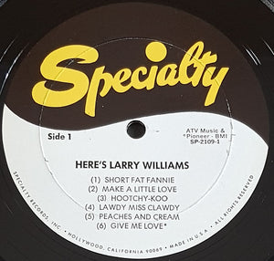 Williams, Larry - Here's Larry Williams