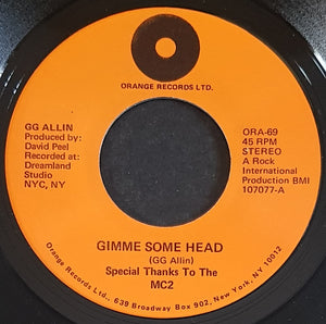 G.G. Allin - Gimme Some Head