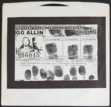 Load image into Gallery viewer, G.G. Allin - The Troubled Troubador