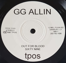 Load image into Gallery viewer, G.G. Allin And The Jabbers - Out For Blood