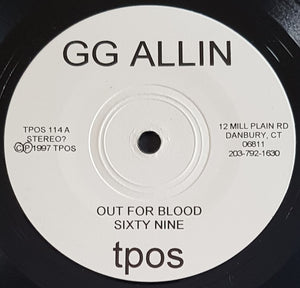 G.G. Allin And The Jabbers - Out For Blood