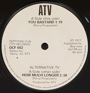 Alternative TV - How Much Longer (Alternative Versions)