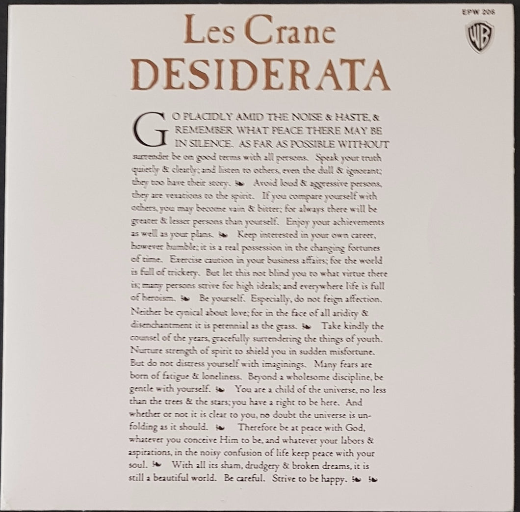 Crane, Les - Desiderata