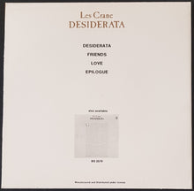 Load image into Gallery viewer, Crane, Les - Desiderata