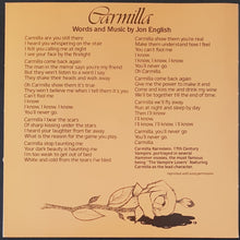 Load image into Gallery viewer, Jon English - Carmilla