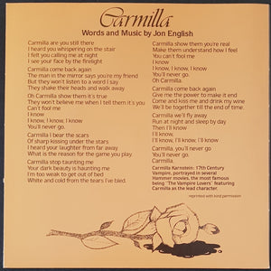 Jon English - Carmilla