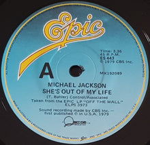 Load image into Gallery viewer, Jackson, Michael - She&#39;s Out Of My Life