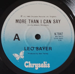 Leo Sayer - More Than I Can Say
