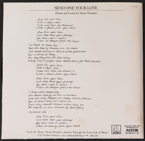 Stevie Wonder - Send One Your Love