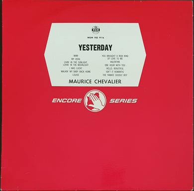 Chevalier, Maurice - Yesterday