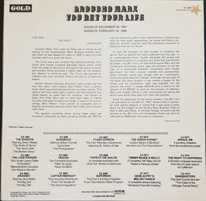 Groucho Marx - You Bet Your Life