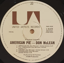 Load image into Gallery viewer, McLean, Don - American Pie