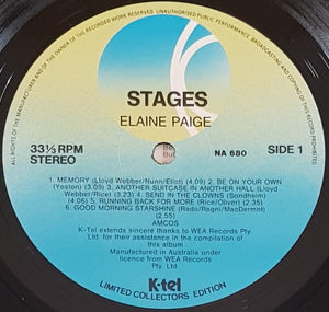 Paige, Elaine - Stages