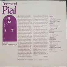 Load image into Gallery viewer, Edith Piaf - Portrait Of Piaf - 16 Of Her Greatest Performances