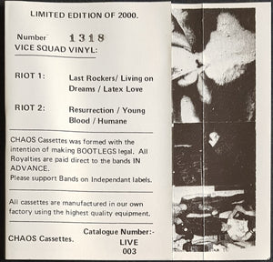 Vice Squad - Live In Sheffield 1981
