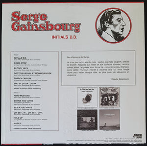 Gainsbourg, Serge - Initials B.B.
