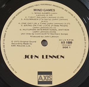 Lennon, John - Mind Games