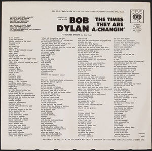 Bob Dylan - The Times They Are A-Changin'