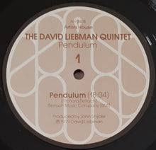 Load image into Gallery viewer, David Liebman Quintet - Pendulum