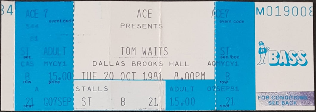 Tom Waits - 1981