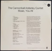 Load image into Gallery viewer, Cannonball Adderley - Music, You All