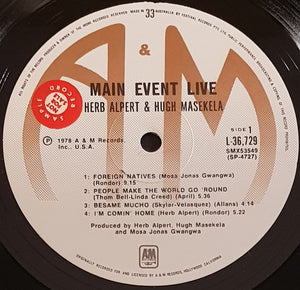Herb Alpert & Hugh Masekela - Main Event Live