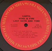 Load image into Gallery viewer, Earth,Wind &amp; Fire - Last Days And Time
