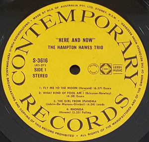 Hampton Hawes Trio- Here And Now