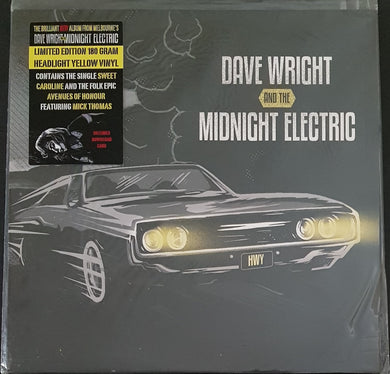Dave Wright And The Midnight Electric - HWY - 180gr Headlight Yellow Vinyl