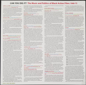 V/A - Can You Dig It? "The Music And Politics Of Black Action Films 1968-75 Volume Two"