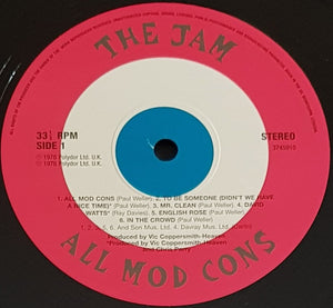 The Jam - All Mod Cons - 180gr Vinyl Reissue