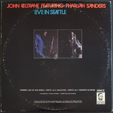 Load image into Gallery viewer, Coltrane, John - Featuring Pharoah Sanders - Live In Seattle