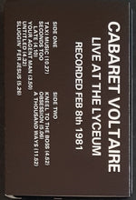 Load image into Gallery viewer, Cabaret Voltaire - Live At The Lyceum