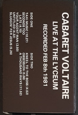 Cabaret Voltaire - Live At The Lyceum