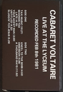 Cabaret Voltaire - Live At The Lyceum