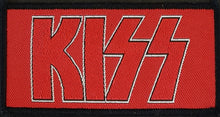Load image into Gallery viewer, Kiss - Red &amp; Silver Kiss Logo
