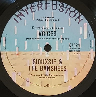 Siouxsie & The Banshees - Hong Kong Garden / Voices