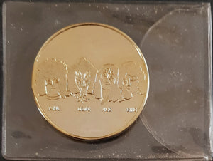 Kiss - 1980 Australian Gold Coloured Tour Souvenir Coin