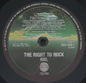 Keel - The Right To Rock