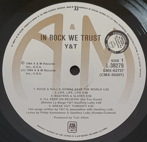 Y&T - In Rock We Trust