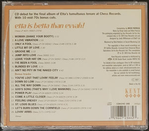 James, Etta - Etta Is Betta Than Evvah!