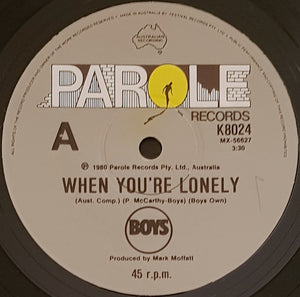 Boys (Aus) - When You're Lonely