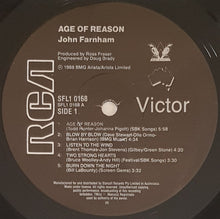Load image into Gallery viewer, John Farnham - Age Of Reason