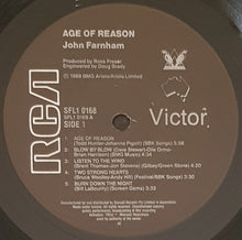 Load image into Gallery viewer, John Farnham - Age Of Reason