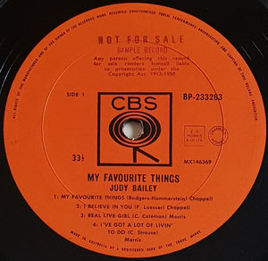Bailey, Judy - My Favourite Things