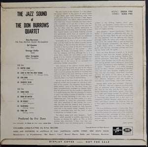 Burrows, Don - The Jazz Sound Of The Don Burrows Quartet