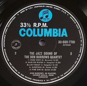 Burrows, Don - The Jazz Sound Of The Don Burrows Quartet