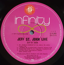 Load image into Gallery viewer, St.John, Jeff - Jeff St.John Live