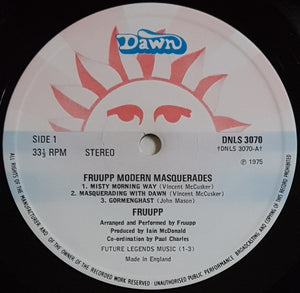Fruupp - Modern Masquerades