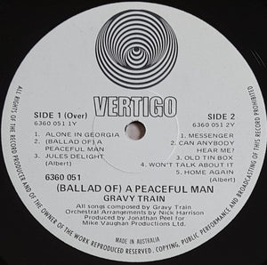 Gravy Train - (A Ballad Of) A Peaceful Man